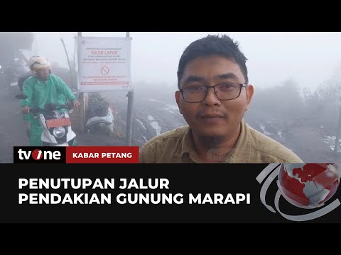 Jalur Pendakian Gunung Marapi Ditutup | Kabar Petang tvOne