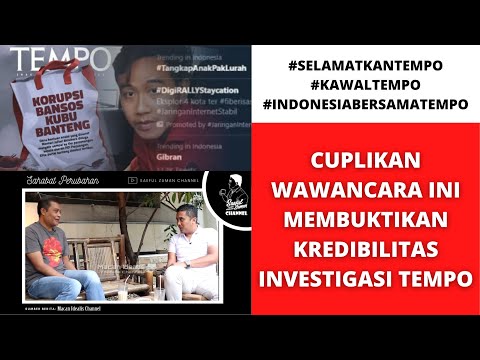 #SELAMATKANTEMPO | Cuplikan wawancara INI membuktikan KREDIBILITAS TEMPO!