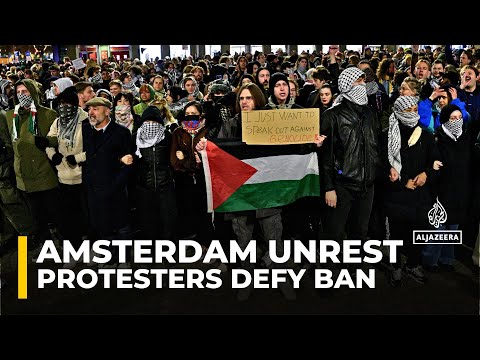 Amsterdam violence aftermath: Pro-Palestinian protesters defy demonstration ban