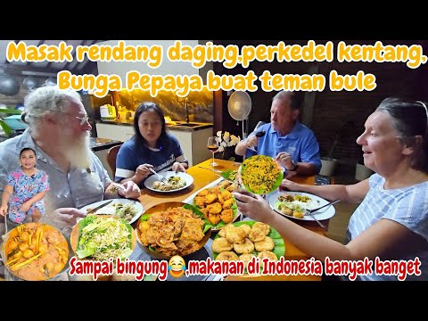 KETAGIHAN‼️REAKSI BULE INGGRIS PERTAMA X MAKAN RENDANGKU || MENGENALKAN BERANEKA MAKANAN INDONESIA