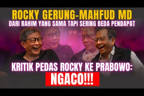 ROCKY GERUNG-MAHFUD MD SOAL JOKOWI, PRABOWO & SBY