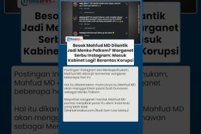 Warganet Girang Mahfud MD Diisukan Bakal Jadi Menko Polkam Lagi: Semoga Kembali Masuk Kabinet