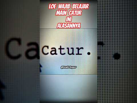 Alasan Catur Dapat Melatih Otak 🧠 Manusia – Arash Rayzer