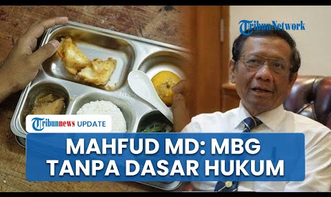 Mahfud MD Sentil soal MBG seusai Cucunya Keracunan, Sebut Program Tanpa Dasar Hukum