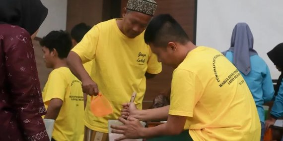 Lapas Kediri Latih Warga Binaan Bikin Sabun Ramah Lingkungan untuk Bekal Kemandirian