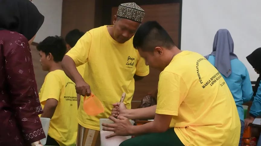 lapas-kediri-latih-warga-binaan-bikin-sabun-ramah-lingkungan-untuk-bekal-kemandirian