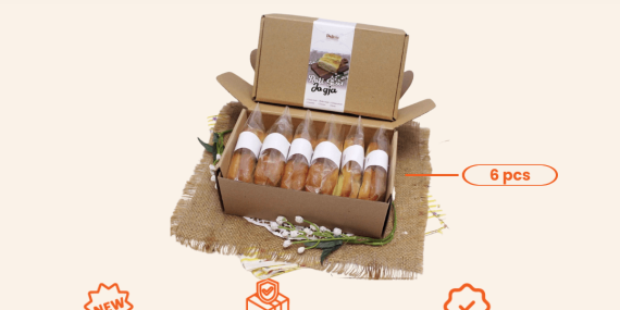 Roti Sisir Jogja Mix Manis Isi 6