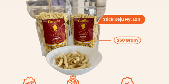 Stick Keju Camilan Ny.Lan Khas Nusantara 250gr