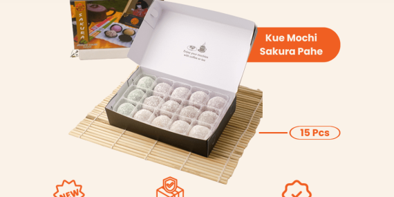 Kue Mochi Sakura Isi 15