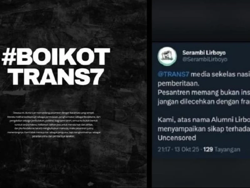#boikottrans7-menggema-imbas-tayangan-expose-yang-dinilai-lecehkan-pesantren-lirboyo