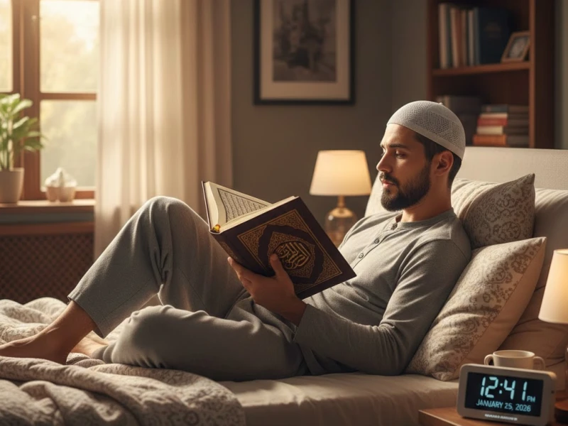 hukum-membaca-al-qur’an-sambil-rebahan