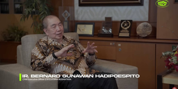 Bernard Gunawan Sebut Inovasi Buat Binus Tetap Bertahan dan Bertumbuh