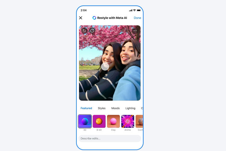 meta-rilis-fitur-ai-live-portrait,-ubah-foto-diam-jadi-gambar-bergerak-yang-dinamis