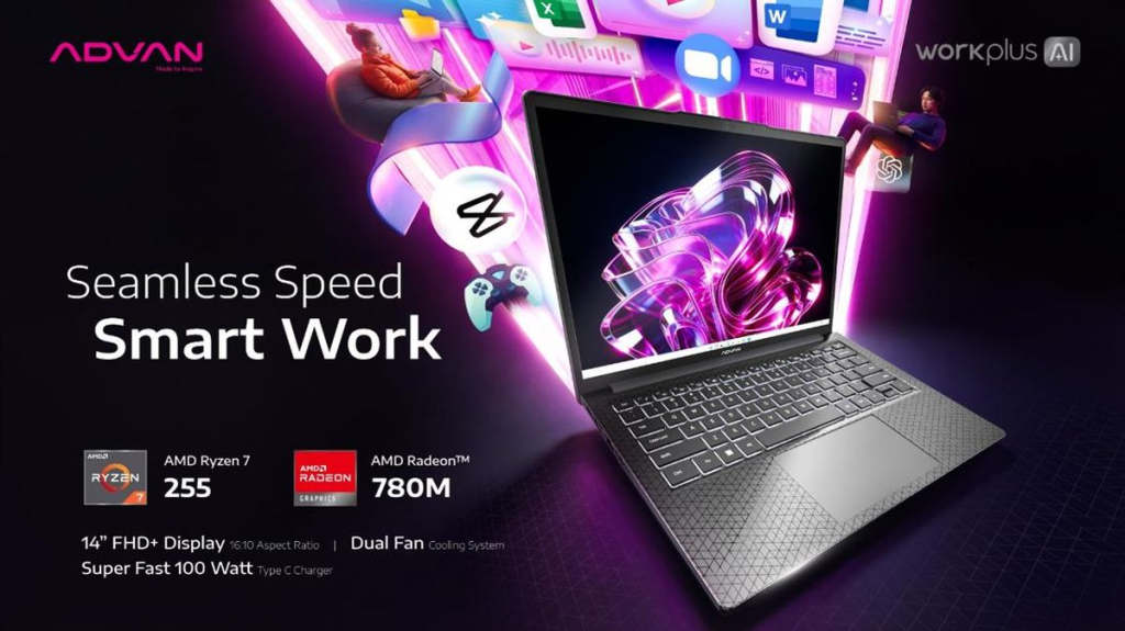 advan-workplus-ai-resmi-meluncur,-bawa-spek-gaming-dan-prosesor-ryzen-7