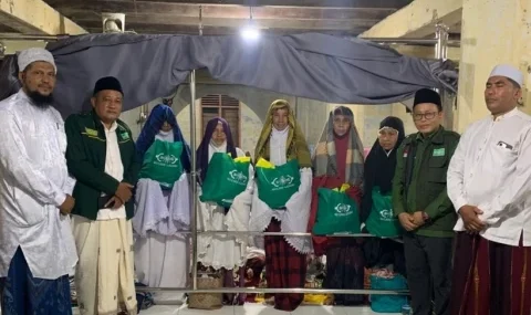 sambangi-jamaah-suluk-aceh-utara,-nu-care-lazisnu-salurkan-sembako-dan-peringati-nuzulul-qur’an