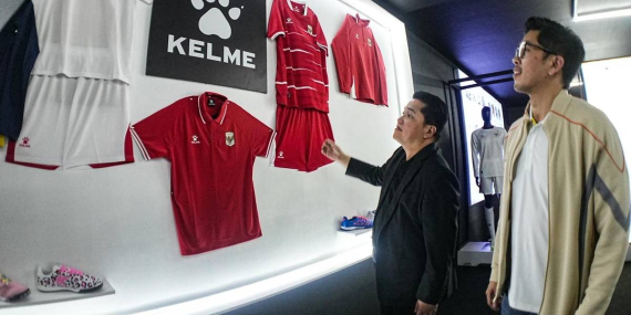 Erick Thohir Bangga Desain Batik di Jersey Timnas Agar Tidak di Klaim Bangsa Lain