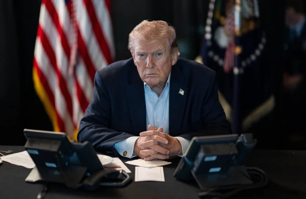 trump-desak-sekutu-kirim-kapal-perang-ke-selat-hormuz,-iran-ancam-balas-serangan