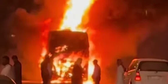 bus-jemaah-umrah-wni-terbakar-di-dekat-madinah,-tak-ada-korban-jiwa
