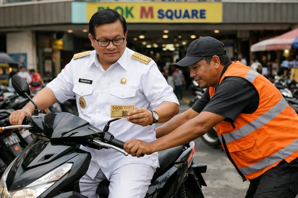 parkir-liar-blok-m,-“uka-uka”-pramono?