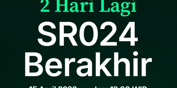 SR024 Ditutup 2 Hari Lagi, Kuota Ditambah Tapi Terus Menipis