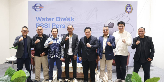 Optimisme Menuju Piala Dunia 2030 Menguat dalam Water Break PSSI Pers