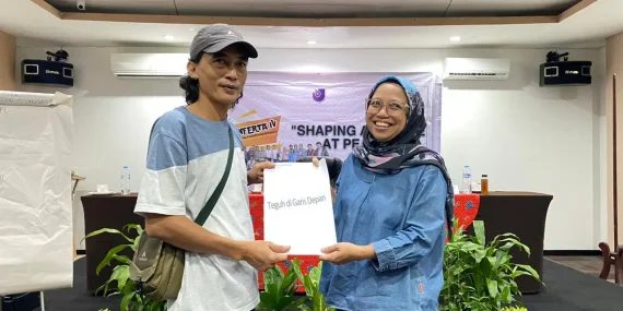 Aklamasi di Konferta, Demon-Gilang Pimpin AJI Bengkulu 2026-2029