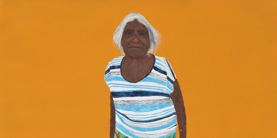 Richard Lewer wins Archibald Prize with radiant portrait of traditional healer Iluwanti Ken