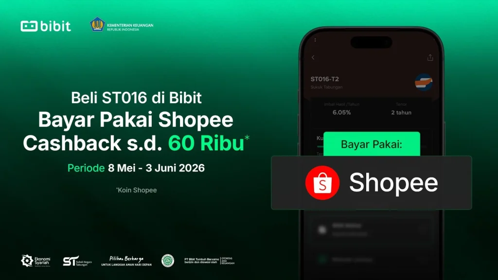 investasi-sbn-st016-di-bibit-pakai-metode-pembayaran-shopee-dan-raih-cashback-hingga-rp60-ribu