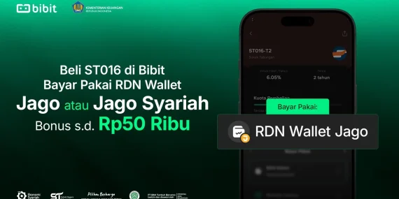 Beli SBN ST016 Pakai RDN Jago Bisa Dapat Bonus Saldo hingga Rp50 Ribu