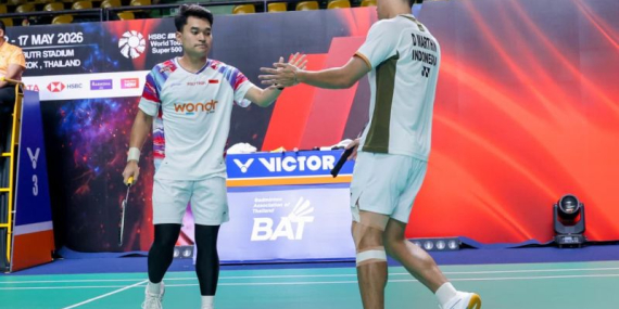 Leo/Daniel lanjutkan langkah ke perempat final Thailand Open 2026