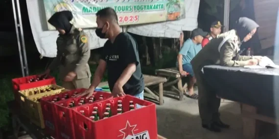 Satpol PP Madiun Gencarkan Operasi Penertiban Minuman Beralkohol Ilegal di Kecamatan Jiwan