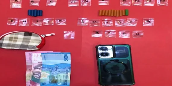 Pengedar Sabu di Pesisir Pasuruan Dibekuk, Polisi Sita 25 Klip