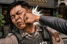 kanit-samapta-polsek-tegalsari-pingsan-kena-jotos-pengunjung-cafe