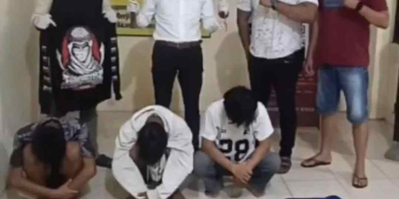 Polisi Ringkus Geng Motor yang Konvoi Sambil Membawa Sajam di Banyuwangi