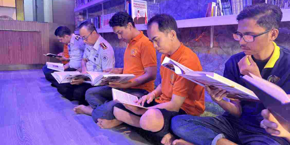 Lewat Perpustakaan, Rutan Surabaya Ubah Hukuman Disiplin Jadi Pembinaan Literasi