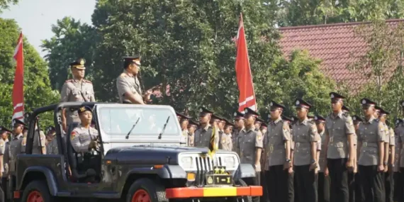 971 Bintara Remaja SPN Mojokerto Resmi Dilantik Kapolda Jatim