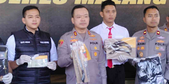 Bawa Sajam, Dua Pemuda di Malang Jadi Tersangka