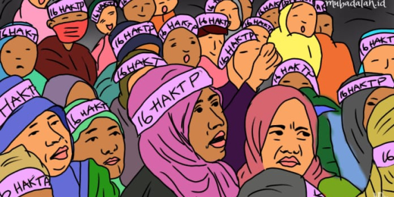 Aliansi Perempuan Indonesia Turun ke Jalan Tolak Kenaikan Harga