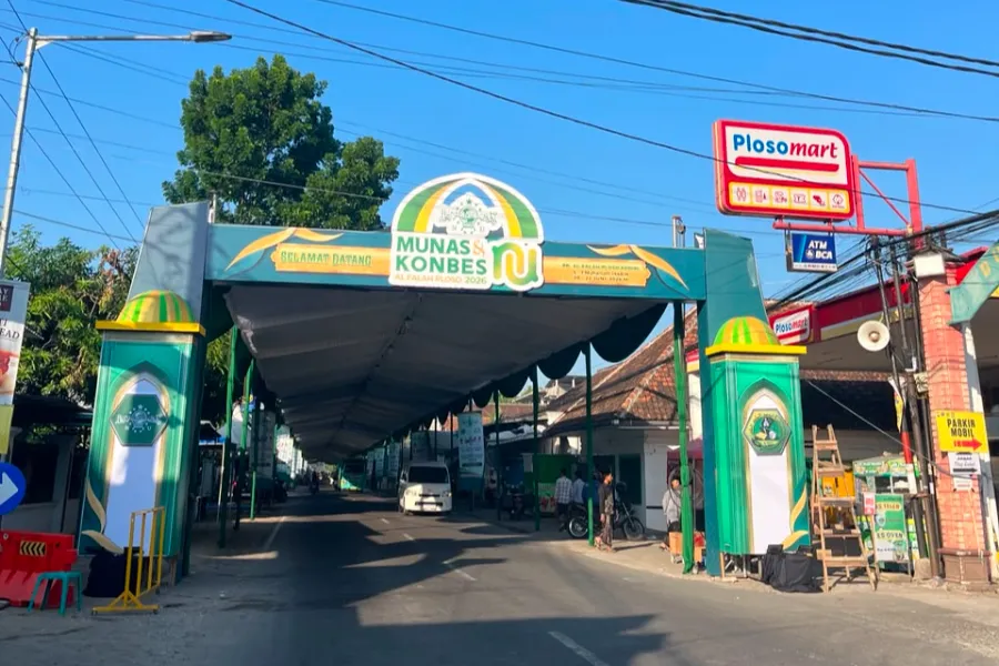 munas-konbes-nu-2026-di-pondok-ploso,-satlantas-kediri-kota-terapkan-rekayasa-lalu-lintas