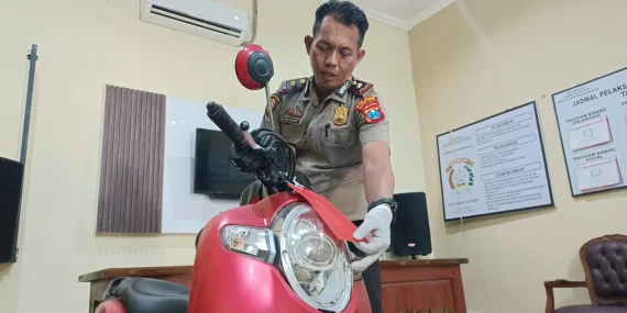 Modus Cari Kos Pakai KTP Orang Lain, Pencuri Motor di Kediri Ditangkap Polisi