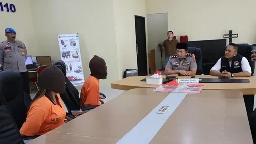 Polres Magetan Bekuk Dua Pengedar Pil Double L