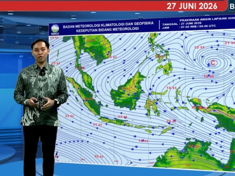 prediksi-cuaca-27-juni-2026:-hujan-sedang-di-serang-dan-nabire,-hujan-ringan-di-berbagai-wilayah