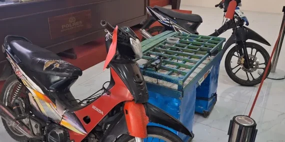 Polres Mojokerto Kota Ungkap Kasus Pencurian Motor Penjual Jamu, Pelaku Ditangkap di Sidoarjo