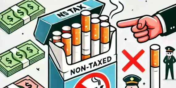 Tim Gabungan Amankan Ribuan Batang Rokok Ilegal di Lamongan