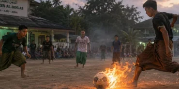 sepak-bola-api-dan-jalan-baru-pariwisata-spiritual-pesantren