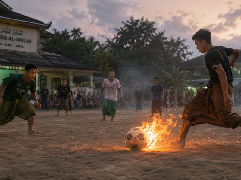 sepak-bola-api-dan-jalan-baru-pariwisata-spiritual-pesantren