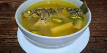 juhu-singkah,-makanan-tradisional-khas-kalimantan-tengah-yang-disajikan-saat-upacara-adat-dayak