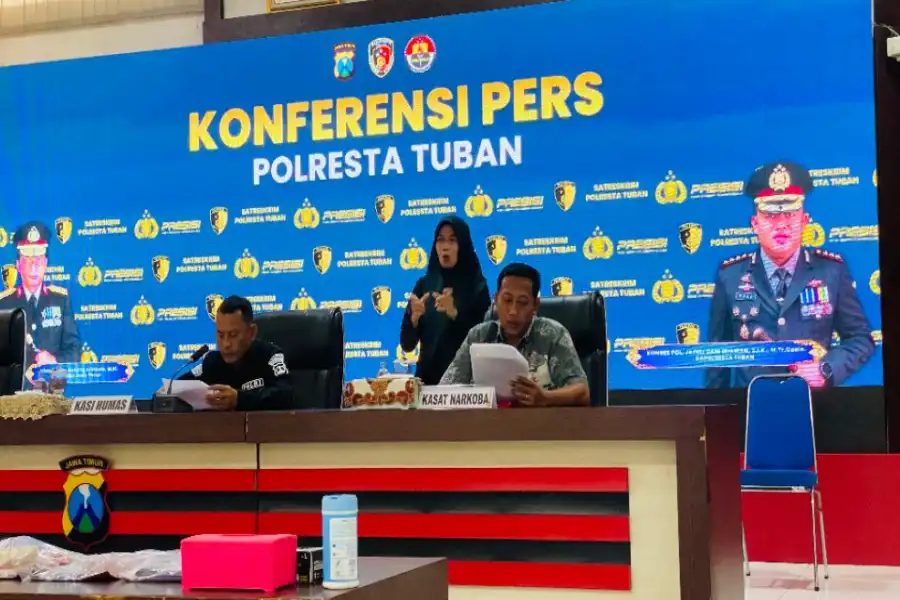 satresnarkoba-polresta-tuban-amankan-6-tersangka-kasus-peredaran-narkotika