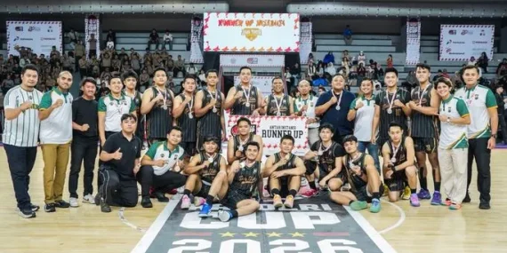 Kapolresta Sidoarjo Turut Bangga Tim Basket Polda Jatim Raih Runner-up Kapolri Cup 2026