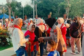 polwan-polresta-sidoarjo-disebar-di-acara-‘car-free-day’